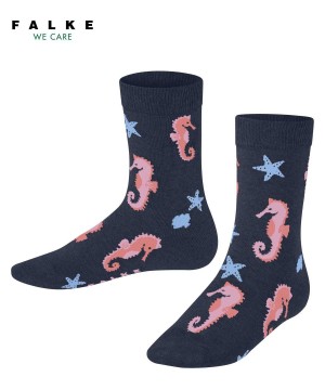 Sosete Copii Falke Lovely Seahorses Socks Albastri | 3156LTJRY