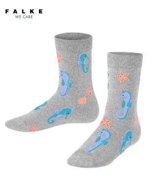 Sosete Copii Falke Lovely Seahorses Socks Gri | 9125IRKFM
