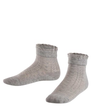 Sosete Copii Falke Romantic Net Socks Gri | 7153XFIMP
