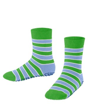 Sosete Copii Falke Simple Stripes House socks Verzi | 3247PYWMN