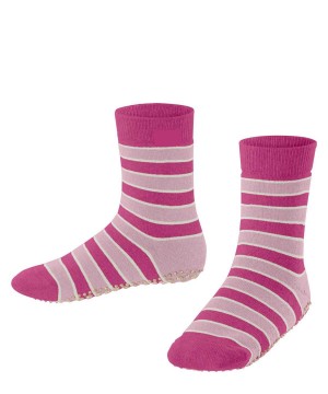Sosete Copii Falke Simple Stripes House socks Roz | 3462DZBWF