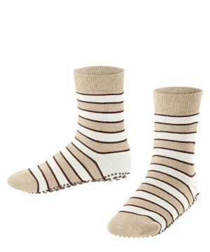 Sosete Copii Falke Simple Stripes House socks Bej | 9103KPIJT