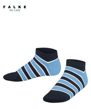 Sosete Copii Falke Simple Stripes Sneaker socks Albastri | 1629XIFVD