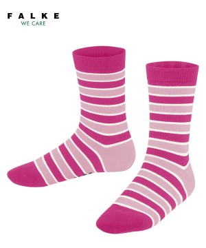 Sosete Copii Falke Simple Stripes Socks Roz | 9806IUSTO