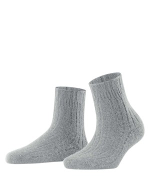 Sosete Dama Falke Bedsock Rib House socks Gri | 0258NAEMR