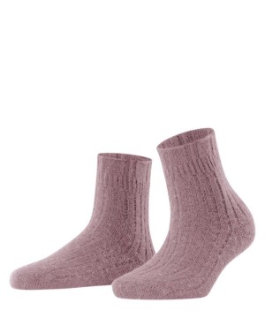 Sosete Dama Falke Bedsock Rib House socks Rosii | 4162WFIUZ