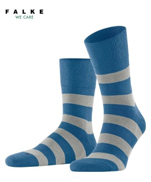 Sosete Dama Falke Block Stripe Socks Albastri | 2409GFUQV
