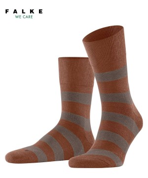 Sosete Dama Falke Block Stripe Socks Maro | 0423JDXHW