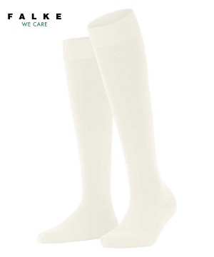 Sosete Dama Falke ClimaWool Knee-high Socks Albi | 2839ESNGQ