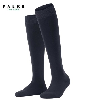 Sosete Dama Falke ClimaWool Knee-high Socks Albastri | 1309NKUWX