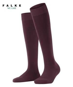 Sosete Dama Falke ClimaWool Knee-high Socks Rosii | 4931JVMDC