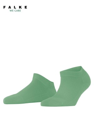 Sosete Dama Falke ClimaWool Sneaker socks Verzi | 6518WHMNK
