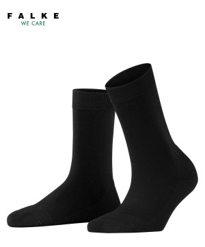 Sosete Dama Falke ClimaWool Socks Negrii | 8452DTENJ