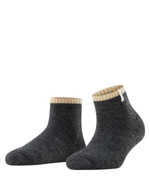 Sosete Dama Falke Cosy Plush Short sock Gri | 5472YPERL