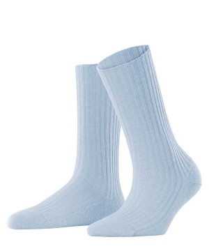 Sosete Dama Falke Cosy Wool Boot Socks Albastri | 6327DJBNI