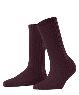 Sosete Dama Falke Cosy Wool Boot Socks Rosii | 8152USHRA