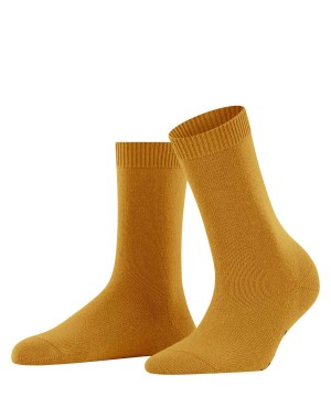 Sosete Dama Falke Cosy Wool Socks Galbeni | 1084NAJTG