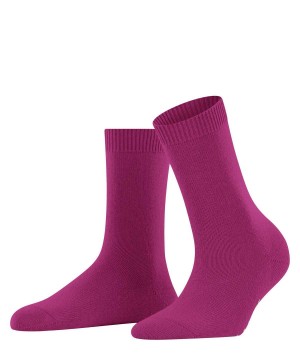 Sosete Dama Falke Cosy Wool Socks Rosii | 4578IBWKD