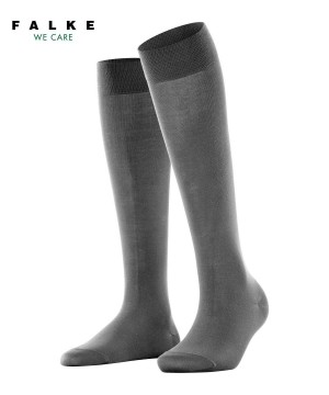 Sosete Dama Falke Cotton Touch Knee-high Socks Gri | 0428TWYVH