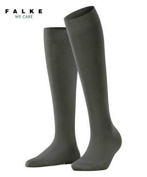 Sosete Dama Falke Cotton Touch Knee-high Socks Verzi | 5789NQOVU