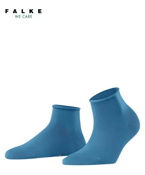 Sosete Dama Falke Cotton Touch Short sock Albastri | 9458PYAHI
