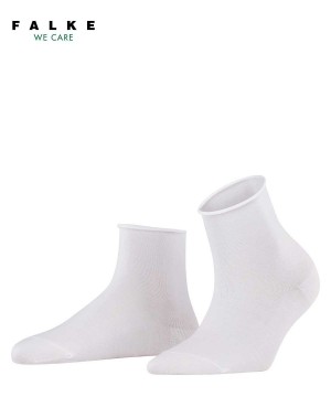 Sosete Dama Falke Cotton Touch Short sock Albi | 1342ZNXMI