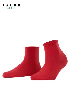 Sosete Dama Falke Cotton Touch Short sock Rosii | 3872PKGQD