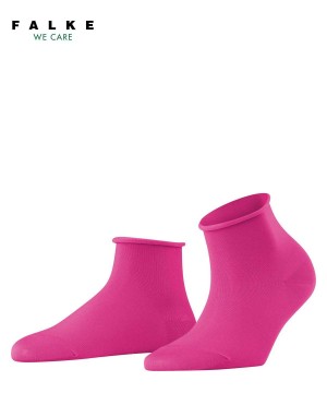 Sosete Dama Falke Cotton Touch Short sock Rosii | 6201OLNBK