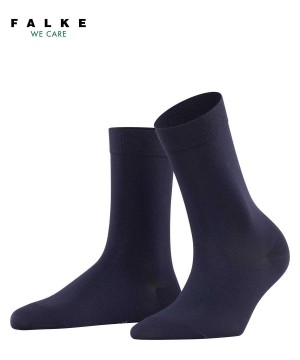 Sosete Dama Falke Cotton Touch Socks Albastri | 0829DNHZM