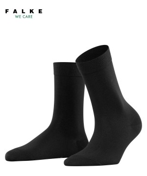 Sosete Dama Falke Cotton Touch Socks Negrii | 8107KTVWZ