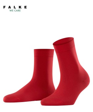 Sosete Dama Falke Cotton Touch Socks Rosii | 5601AGOMH