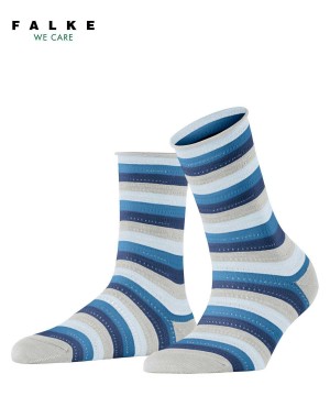 Sosete Dama Falke Dopamine Stripe Socks Gri | 4370YUTVD
