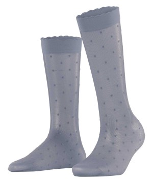 Sosete Dama Falke Dot 15 DEN Knee-high Socks Gri | 9264PNKRH