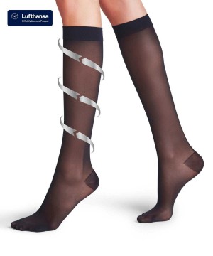 Sosete Dama Falke Energize 30 DEN Knee-high Socks Albastri | 1402CTOBF