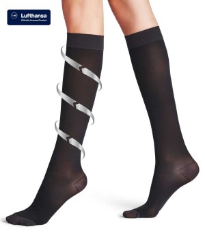 Sosete Dama Falke Energize 50 DEN Knee-high Socks Negrii | 3218WXAZY