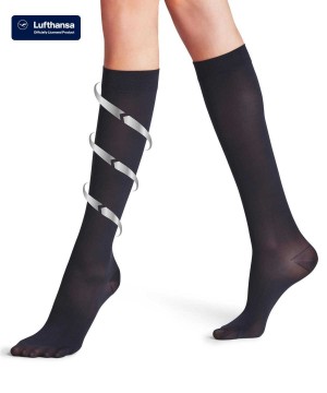 Sosete Dama Falke Energize 50 DEN Knee-high Socks Albastri | 2507BXKGT