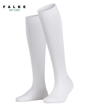 Sosete Dama Falke Family Knee-high Socks Albi | 2067KYQRH