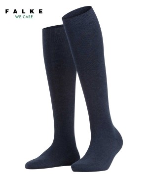 Sosete Dama Falke Family Knee-high Socks Albastri | 0927TSDJG