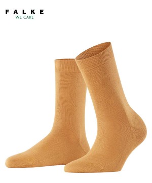 Sosete Dama Falke Family Socks Galbeni | 7358UQVOS