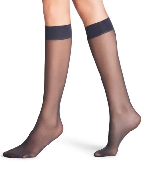 Sosete Dama Falke Matt Deluxe 20 DEN Knee-high Socks Gri | 2953FPDCE