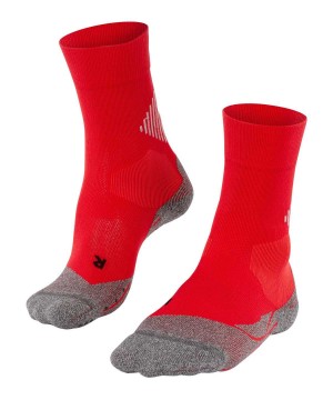 Sports Socks Dama Falke 4GRIP Socks Rosii | 8471MRHIX