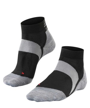 Sports Socks Dama Falke BC6 Pro Short Biking Short sock Negrii | 1453DKEVC