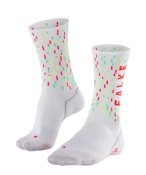 Sports Socks Dama Falke BC Impulse Biking Socks Albi | 7634KZHNP