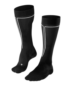 Sports Socks Dama Falke Energizing Knee-high Socks Health Negrii | 4586KTDLG