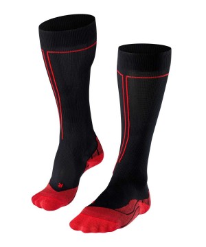 Sports Socks Dama Falke Energizing Knee-high Socks Health Negrii | 6310XWRVS