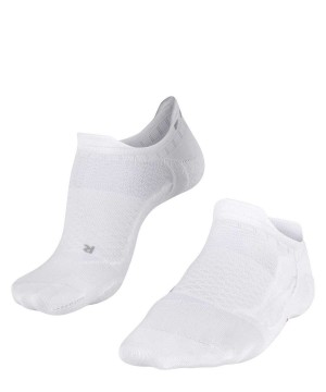 Sports Socks Dama Falke GO5 Invisible Golf Invisibles Albi | 2850RXAFB