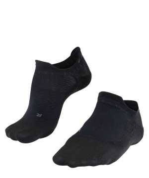 Sports Socks Dama Falke GO5 Invisible Golf Invisibles Negrii | 9185OVTPE