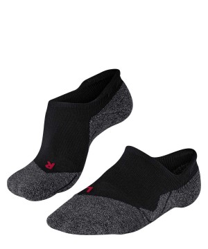 Sports Socks Dama Falke RU3 Comfort Invisible Running Invisibles Negrii | 7890PQHZW
