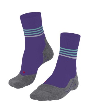 Sports Socks Dama Falke RU4 Endurance Reflect Running Socks Violet | 6209RTGZB