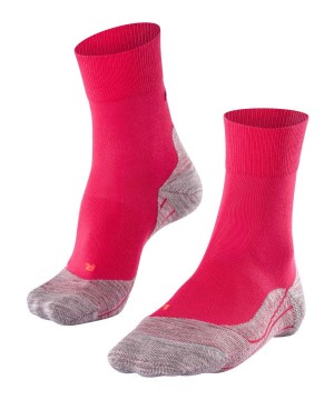 Sports Socks Dama Falke RU4 Endurance Running Socks Rosii | 0187LWDQA